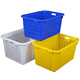 
Wujiang New plastic turnover basket thickened basket rectangular hollow fruit and vegetable basket aquatic basket large rubber frame clothing express delivery thickened brand new material blue 690 Specifications