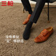 Three-gun business men's socks casual low-cut sports solid color simple socks men's socks 5 pairs