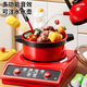 Xidici plays a kitchen toys children's large-size girl cooking set boy simulated kitchenware chewy music delivery storage box [81 pieces set] chewy music induction cooker 61 children's day gift 61 gift 618
