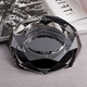 Weiyang WYS-683 Crystal Glass Aschenbecher Hotel Büro Hotel Aschenbecher Star Anis Aschenbecher Elektroplatten Silbermodell 18 cm