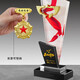 Not to end, souvenirs are given to comrades on the front and back of the retirement souvenirs, creative gifts, high-end red wooden box, WZHL-15928