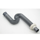 ISE kitchen waste disposer sewer pipe, anti-odor, anti-backflow, anti-odor, anti-reflux single and double-slot sink sewer pipe, single-slot single sewer pipe
