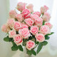 Jingdong Flowers Mengxue Roses 10 Ruyi Base Fresh-cut Flowers Water-raised Flower Arrangements Lifestyle Bouquets Gifts Straight from the Source