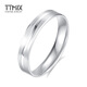 TTMIX women's platinum ring men's pt950 platinum pair ring couple wedding ring can be customized single 13# brushed 3.7-3.9g