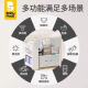 babypods diaper table baby care table newborn baby cot multifunctional mobile diaper change baby bathtub bathtub nursing table + temperature sensing bathtub + silicone pad + 2 storage box