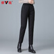 Yalu Down Pants Women's 2025 Winter New Korean Style High Waist Fashion Casual Pants Women's Cold Warm Pants