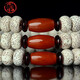 今古楼（jingulou）星月菩提大籽高密顺白搭配蜜蜡9*13mm108颗念珠手链 J1349（8*12mm）