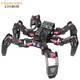 Fantasy Raspberry Pi 5/4b Hexaopian Spiderpi Programmable Intelligent AI Визуальное распознавание Robot OpenCV Визуальное распознавание Deluxe Edition (включая голосовой модуль) Материнская плата Raspberry Pi 5/8G Материнская