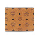 MCMVisetos Bifold Wallet with Card Holder Cognac
