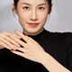 Old Temple Gold Ring Full Gold Fragrance ancienne Girl Girl Ring Cadeaux pour les cadeaux d'anniversaire de la femme de petite amie, plus de remboursements, environ 3,8 g / 14 (applicables à 13-15 #)