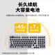Daeryou A98 mechanical keyboard accessories kit does not include keyboard cover gaming keyboard DIY assembled keyboard compatible with 99% mechanical shaft bottom shell A98 white sandwich silicone