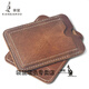 Kangaroo Small Card Sac Vérite de cartes de carte en cuir véritable Clip Card de cartes de bus de portefeuille Bus de bobs