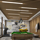 
Oup Lamp official flagship office lamp LED strip lamp aluminum square ceiling special lamp supermarket gym strip flat lamp upgraded bright style 12053cm-24.w white light