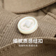 与狼共舞【冰藻泥】翻领短袖T恤男2025夏季新款满身印花冰丝亲肤Polo 6104 卡其701 M (170)