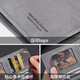 
Cnoles wallet men's long leather wallet card bag multiple cards silver card certificate coin wallet birthday gift for boyfriend husband