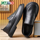 Cartelo casual zapatos de cuero de cuero suave para hombres y otoñales anchos de pie ancho de los pies para hombres zapatos de cuero suave de cuero de cuero