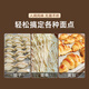Beige non-stick plastic rolling pin large three-piece set rolling pin dry rolling pin dumpling skin rolling pin food grade 33 cm round head small non-stick rolling pin
