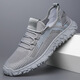 SNGUNY high-end light luxury brand casual shoes men's 2025 spring and summer sports shoes men's breathable thin mesh shoes men's shoes men's black 9195 39