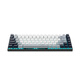 Rapoo MT510PRO Nautical Diary Multimode Mechanical Keyboard Wireless Bluetooth Wired Backlit Keyboard 75% 84 Keys Five-sided Thermal Sublimation Keycaps Fast Silver Axle