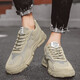 Strange Bashu men's shoes for summer breathable mesh thin hollow mesh shoes for running casual sports men's work and labor protection shoes FH-ZM-690 beige 41