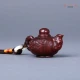 Xiaomuyuansheng Indian small leaf red sandalwood handle pot teapot pendant text play handle pieces men's small handle play solid wood portable old materials