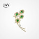 Jay Feng Ling brooch, high-end women's corsage, suit accessories, birthday gift for mother, mother-in-law and elders Feng Ling brooch