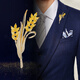 Dingjing instant success brooch men's suit suit corsage high-end pin coat jacket birthday gift for boys