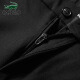 CARTELO crocodile trousers men's business casual formal wear men's nine-point suit trousers men 1F122101297 black 31/XL