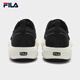 
FILA official men's shoes ROCK modern canvas shoes 2024 summer new fashion casual shoes sports shoes black-BK 42