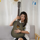 
Guitarist guitar 41 veneer spruce guitar for beginners for boys and girls. Folk guitar entry-level single guitar 38-inch veneer erasing color gray Gift bag + tutorial