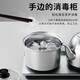 KAMJOVE fully intelligent spring-type bottom fully automatic water kettle household kung fu tea set electric tea stove H-K9 silver version table-mounted dual-use 20*37 0.9L