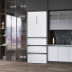 Refrigerador de frecuencia de frecuencia múltiple SIEMENS 406L Refrigerador de cuatro puertas de cuatro puertas 655 cm de ancho y pequeña huella, cristal de almacenamiento fresco en constante cambio 051VC