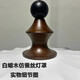 名匠风复古风法式卧室布艺吊灯花纹中古餐厅吧台南洋实木浪漫房间主灯具 AY9898-400三色LED(胡桃木色)