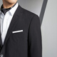 Sept Brand Men's Cost for Men's Business Casual Single Split Single Western Jacket High-Dea Series [y compris Wool + Lysel] Charcoal Ash 50 (170)