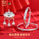 Chinesischer Schmuck Chinesisches Valentinstag Geschenk voller Segen Silberarmband Baby Langes Leben verschlossen Silber 999 Baby Vollmond