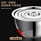 FISDDIS 304 stainless steel oil basin commercial kitchen oil sauce basin thickened lard oil tank seasoning basin soy sauce tank 9 inches