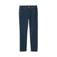 Pantalones delgados de mezclilla de mezclilla de mezclilla de hombres de Muji
