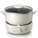 Bear multifunctional electric hot pot split electric hot pot small electric pot electric cooking pot stir-frying 2.5L electric wok DHG-B25Z1