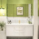 Cabinet armoire de salle de bain Yancai Oak Salle