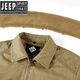 Jeep Spirit2025 Jacke Herren Winter Revers plus Fleece verdickte Jacke Baumwollshorts mittlere Baumwollkleidung im mittleren Alter Militär 3xl