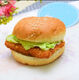 Jinglu Ozean Shrimp Steak 15 Scheiben/Box Hamburger Kuchen Qizehebao Hamburger Sandwich Kuchen Shrimp Steak Frisches Garnelensteak