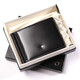 Montblanc (MONTBLANC) [Chinese Valentine's Day Gift] Men's Card Bag Leather Short Card Clip Card Bag 5525 6 Card Wallet