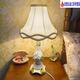 
XMSJ bedroom desk lamp bedside lamp European style pastoral retro classic American white living room study best friend wedding celebration 9928A Clivia golden lampshade button switch