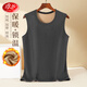 Langsha thermal vest men's autumn and winter lamb velvet thickened slim inner wear cold-proof autumn and winter bottoming shirt for men