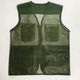 
Lan Junqi summer thin multi-pocket men's vest middle-aged and elderly mesh casual vest outdoor photography fishing work vest light gray (summer style) 2XL (140-160Jin [Jin equals 0.5 kg])