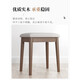Baiyuda Solid Wood Dressing Stool Modern Simple Soft Bag Stool Home Dressing Table Cosmetic Chair Bedroom Wood Color