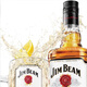 金宾（Jim Beam）白占边 美国 波本威士忌 1000ml 40度  进口洋酒