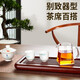 KAMJOVE thickened heat-resistant glass fair cup tea divider male cup tea ceremony tea sea filter male cup tea set accessories GO-31 GO-31 with GO-08 glass tea drain
