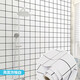 Autocollants de salle de bain étanches Autocollants en carreaux de céramique épaissis auto-adhésifs autocollants muraux à résistance à l'humidité toilettes toilettes mur peint papier peint étanche Amélioration de la salle