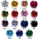 GUIG zircon loose stone 3.0-10mm color transparent gem inlaid diamond earrings main stone diamond gem diamond loose diamond wax Tanzania 3.0mm 20 pieces (10 points)